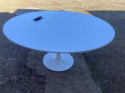 Steelcase Coalesse Round Conference Kitchen Dining Table - Thumbnail 5