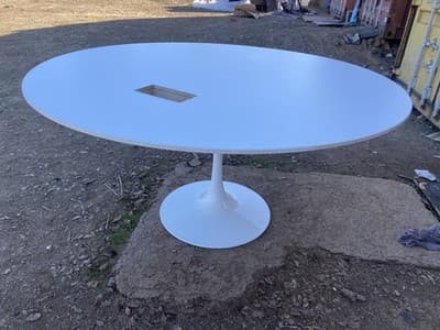 Steelcase Coalesse Round Conference Kitchen Dining Table - Thumbnail 13