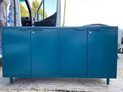 Active Duty Storage Metal Credenza Sideboard By Heartwork - Thumbnail 16