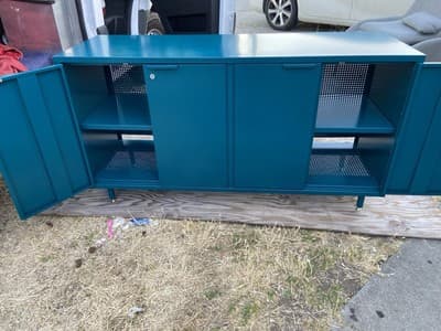 Active Duty Storage Metal Credenza Sideboard By Heartwork - Thumbnail 18