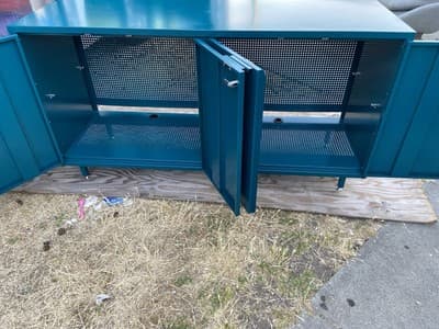 Active Duty Storage Metal Credenza Sideboard By Heartwork - Thumbnail 10