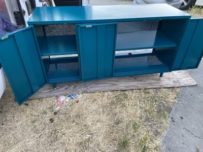 Active Duty Storage Metal Credenza Sideboard By Heartwork - Thumbnail 12