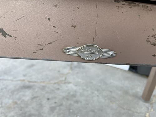 Vintage Art Metal Tanker Desk Library Table - Thumbnail 10