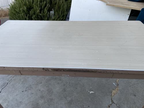 Vintage Art Metal Tanker Desk Library Table - Thumbnail 11