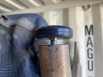 1960s AllSteel Panel Leg Tanker Table Desk Metal Work Bench - Thumbnail 22