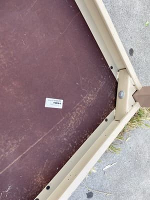 Hon Vintage Mid Century Modern Tanker Desk Industrial Utility Table - Thumbnail 3