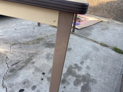 Hon Vintage Mid Century Modern Tanker Desk Industrial Utility Table - Thumbnail 15