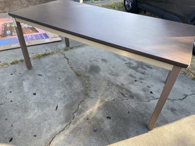 Hon Vintage Mid Century Modern Tanker Desk Industrial Utility Table - Thumbnail 17