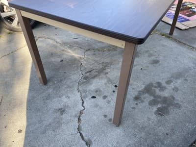 Hon Vintage Mid Century Modern Tanker Desk Industrial Utility Table - Thumbnail 14