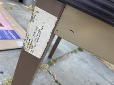 Hon Vintage Mid Century Modern Tanker Desk Industrial Utility Table - Thumbnail 13