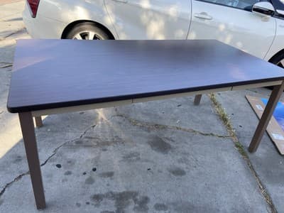 Hon Vintage Mid Century Modern Tanker Desk Industrial Utility Table - Thumbnail 18