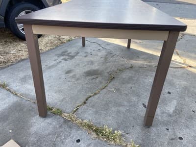Hon Vintage Mid Century Modern Tanker Desk Industrial Utility Table - Thumbnail 23
