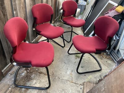Vintage Herman Miller Equa Chairs Set Of 4 - Thumbnail 2