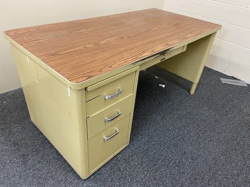 McDowell Craig Mid Century Tanker Desk Credenza - Thumbnail 4