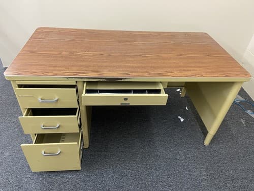 McDowell Craig Mid Century Tanker Desk Credenza - Thumbnail 6