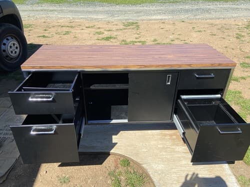 Vintage Mid Century Modern Steelcase Tanker Credenza - Thumbnail 12