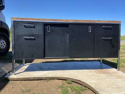 Vintage Mid Century Modern Steelcase Tanker Credenza - Thumbnail 16