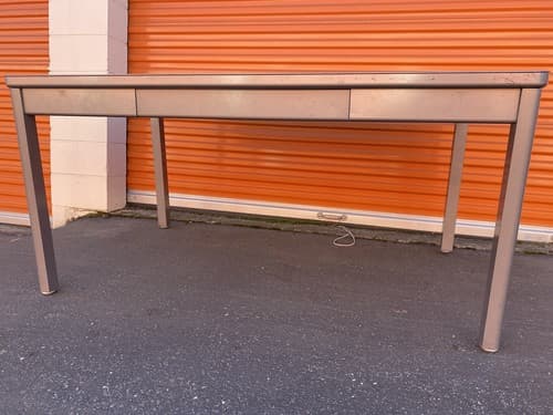 Vintage Mid Century Modern Steelcase Tanker Desk