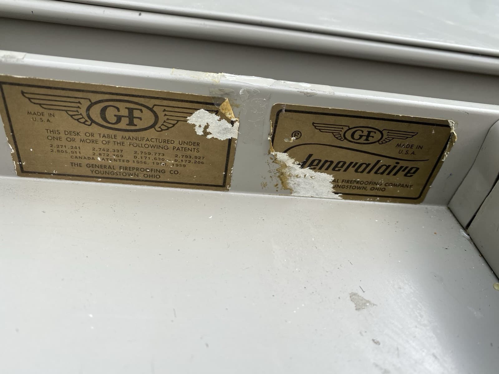 Mid-century Modern General Fireproofing Tanker Desk Mode Maker Vintage Metal - Thumbnail 15