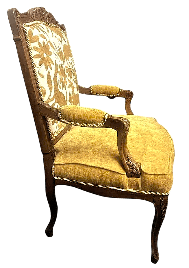'Empress Carlota' 19th Century Antique French Chairs Reupholstered With Otomi Hand Embroidery - Set of 4 - Thumbnail 11