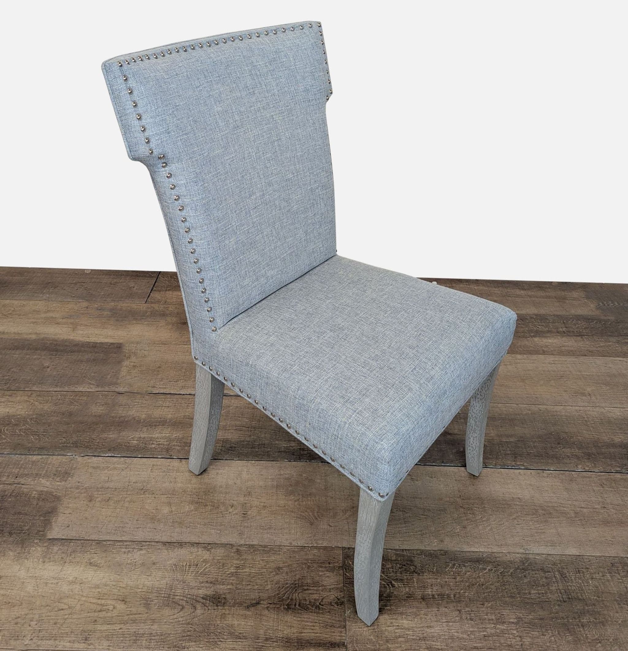 Upholstered Dining Chair with Nailhead Trim - Thumbnail 6