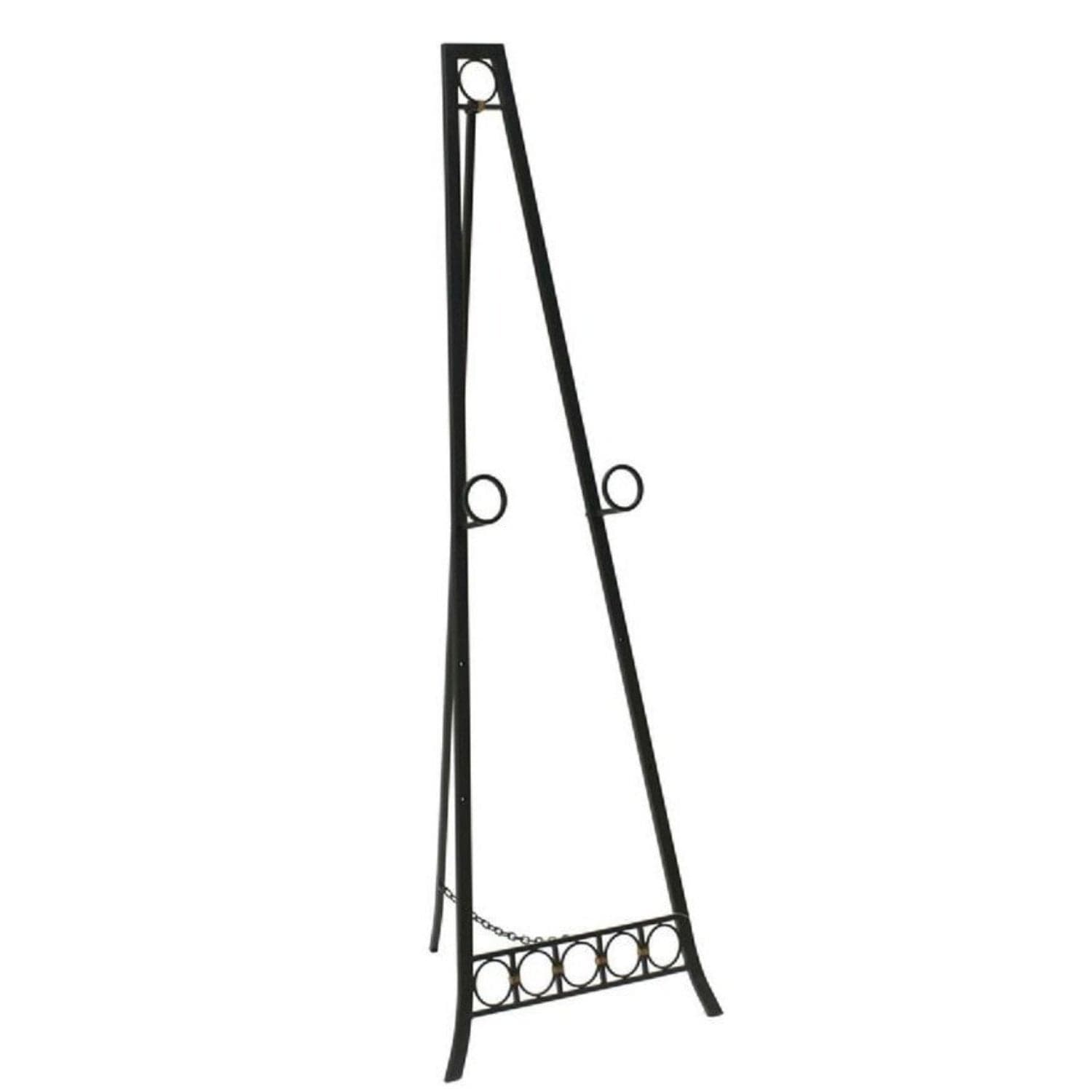 Black Metal Adjustable Floor Easel - Image 1