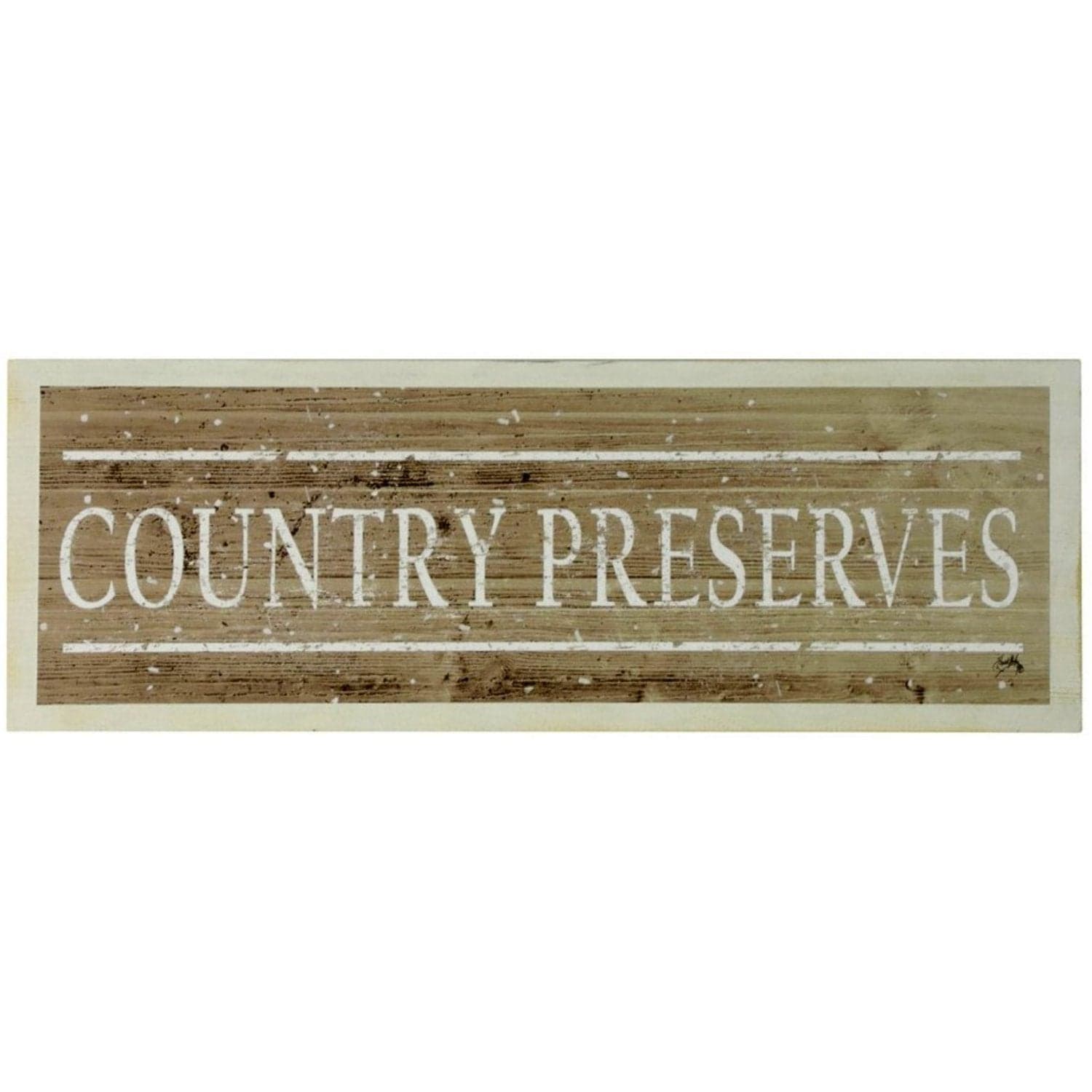 Country Preserves Color Washed Wood Artwork - Image 1
