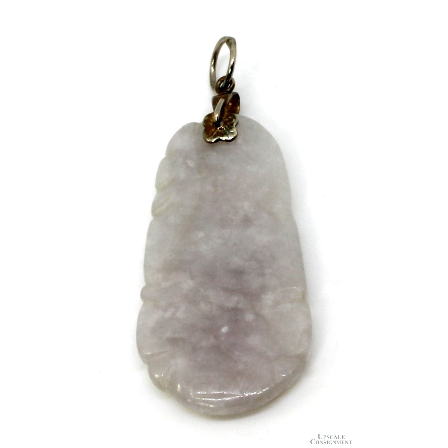 Lavender Jadeite Jade Pendant - 2" - Image 1