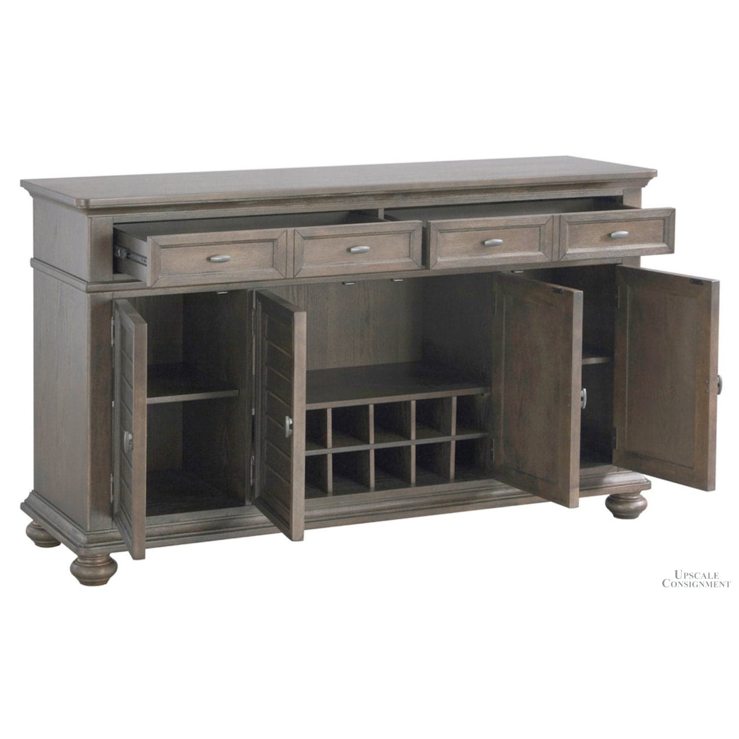 Ashley Espresso Finished Server - Espresso - Thumbnail 2