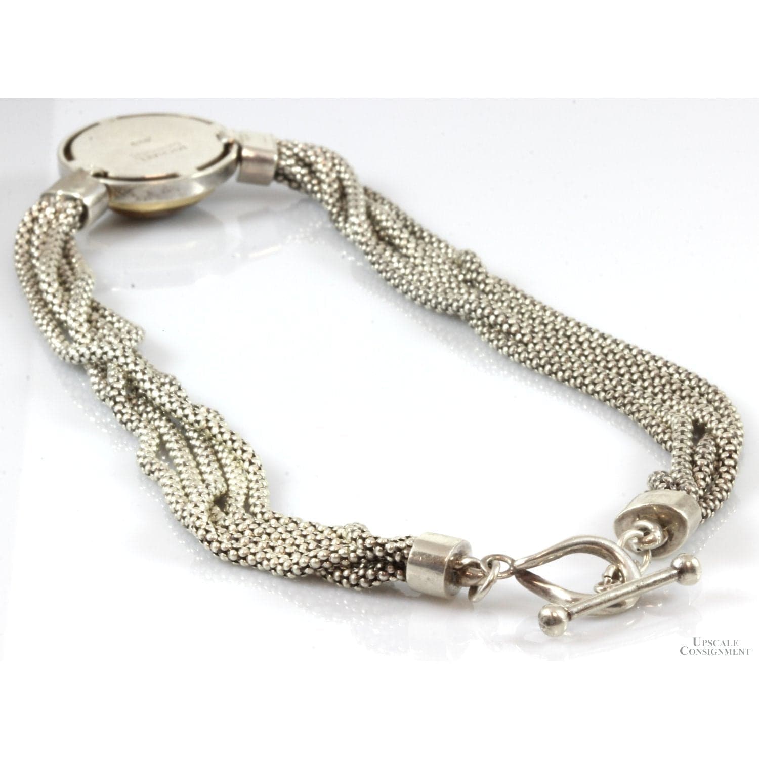 Michael Dawkins Sterling Silver Mother of Pearl Necklace - 16 in - Thumbnail 4