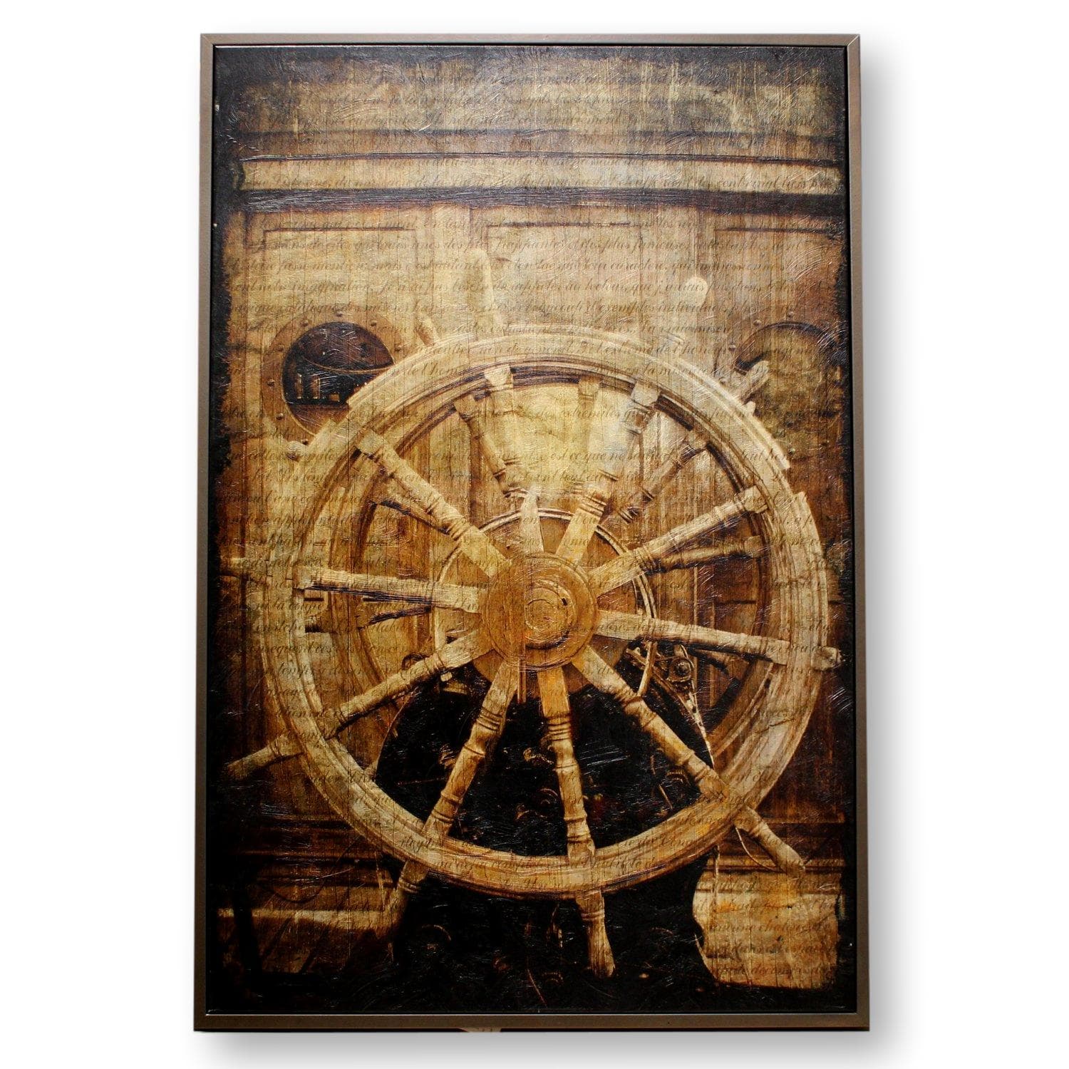 "Voyager Wheel" Canvas Print - Image 1