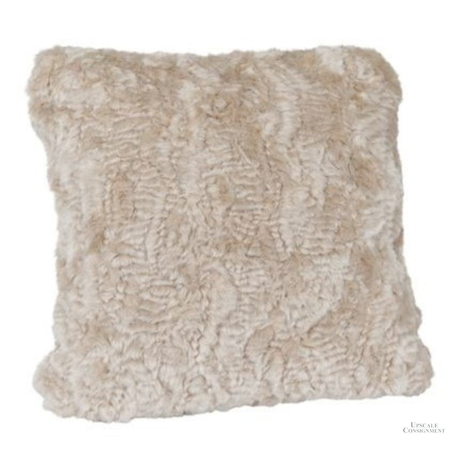 Persian Lamb Faux Fur 18" x 18" Pillow - Image 1