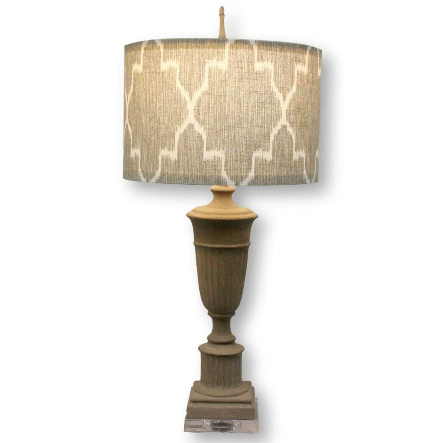 Gray Urn Table Lamp - Image 1