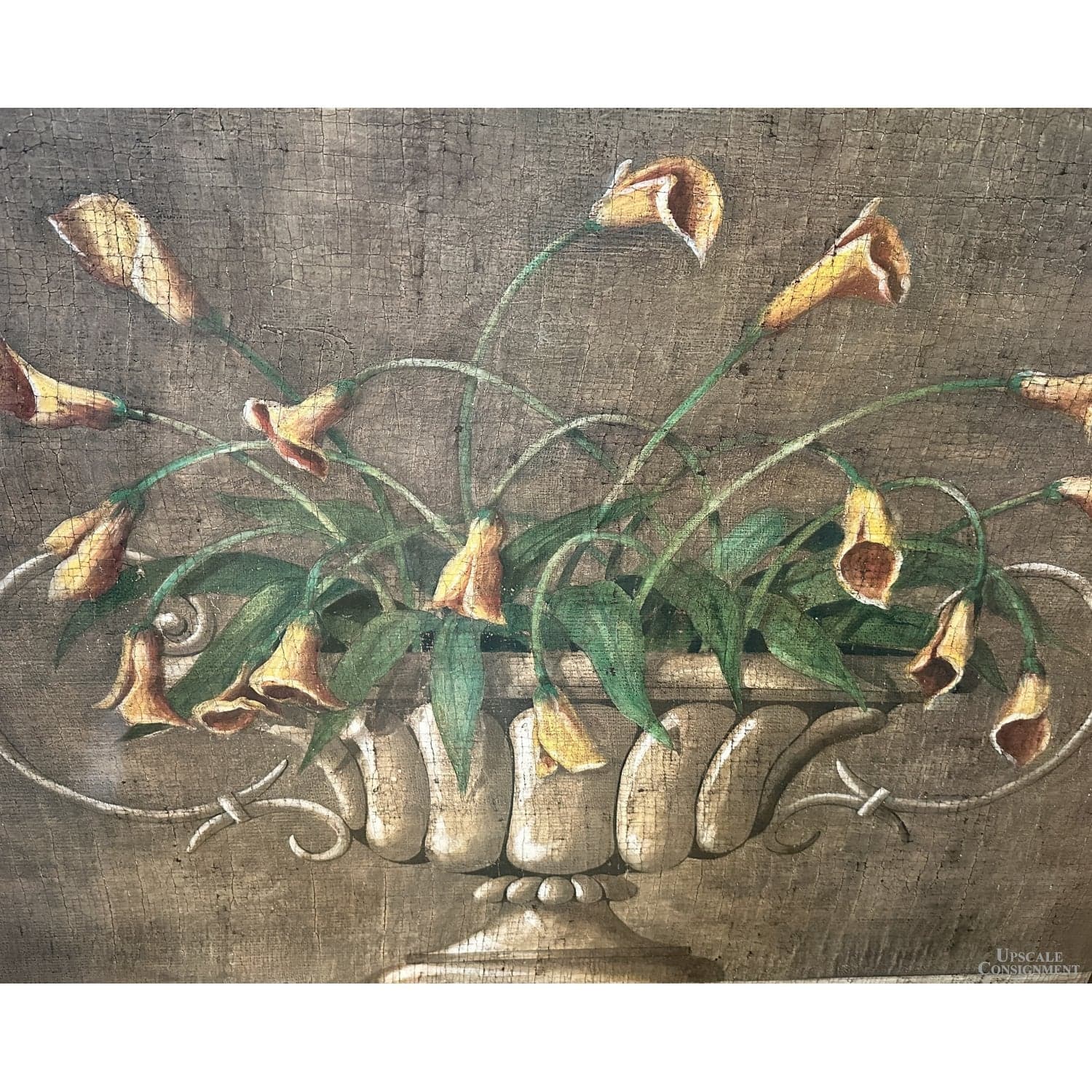 Framed Antique Bouquet Artwork ' Vienna Avec Fleurs' - Thumbnail 2