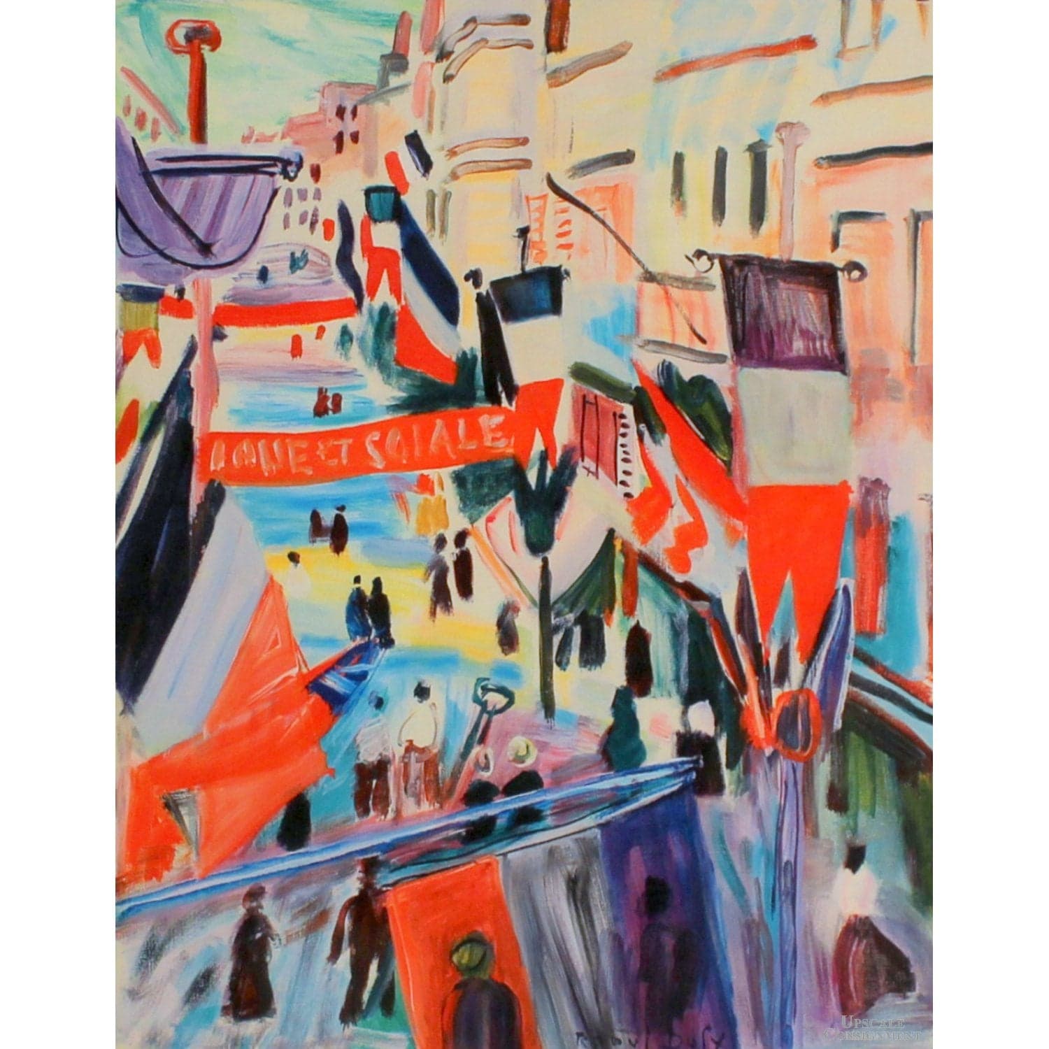 "14 Juillet au Havre" by Raoul Dufy - Thumbnail 2