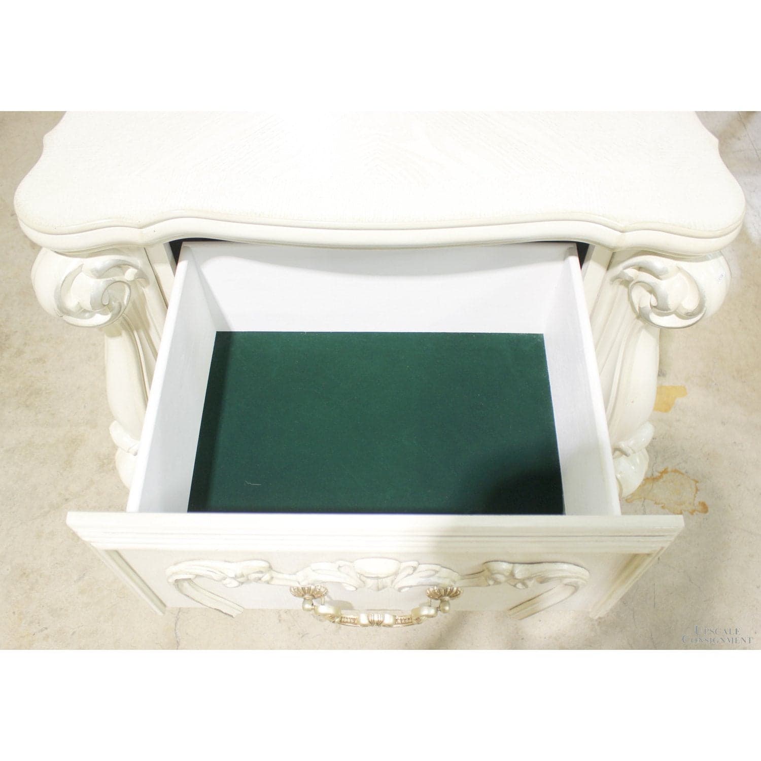 Acme Furniture White 2 Drawer Nightstand - White - Thumbnail 3