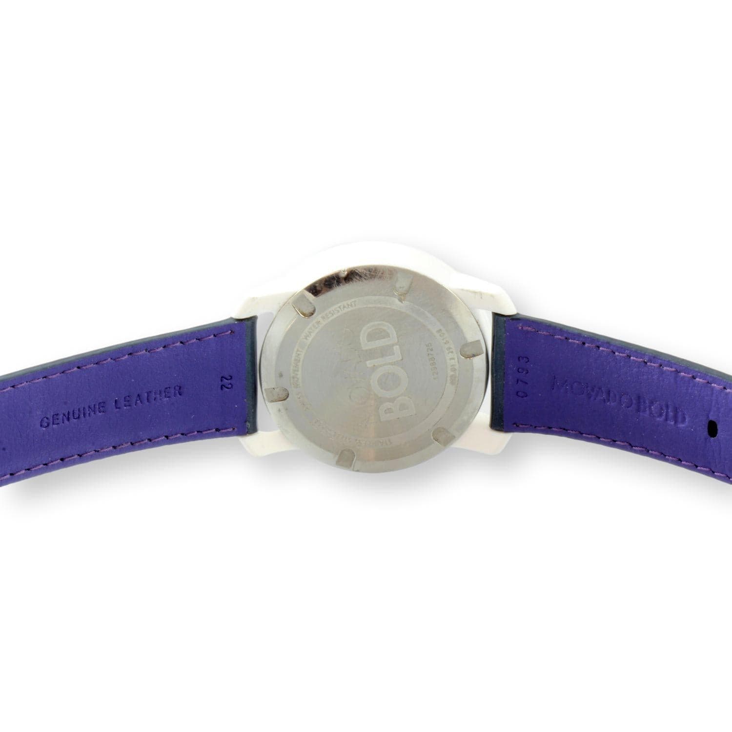 Movado - BOLD Unisex Stainless Steel & White Ceramic Quartz Watch - Thumbnail 4