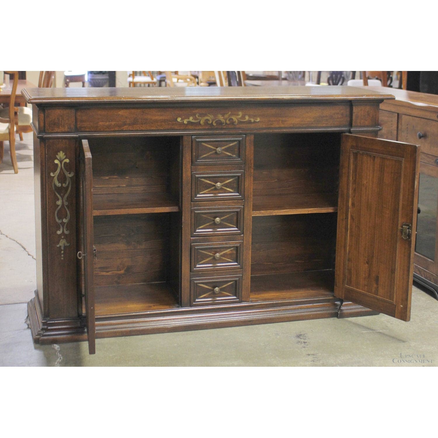 Arhaus Furniture Mahogany Sideboard - Mahogany - Thumbnail 3