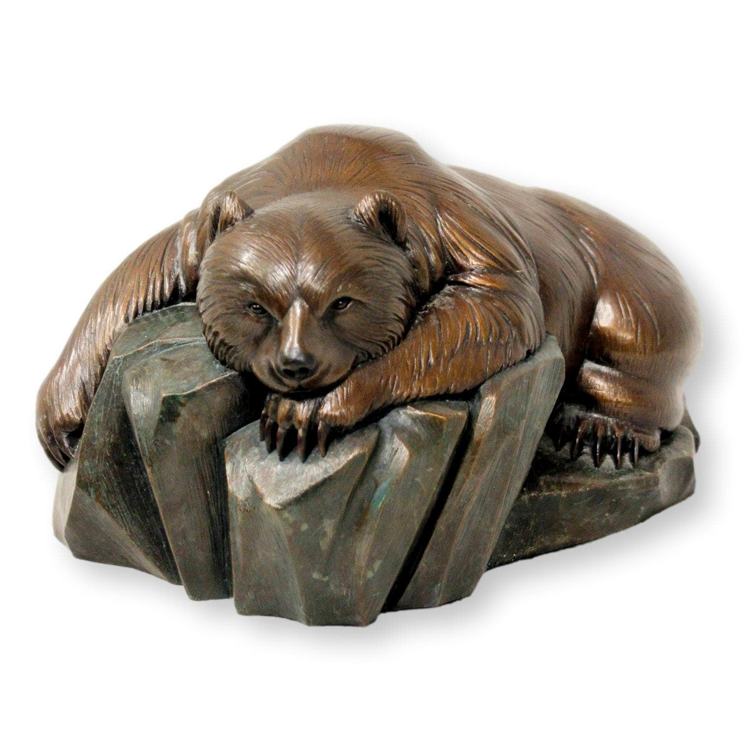 Original Bronze Sculpture 'Sleepy Grizzly' by Michael Lord - Image 1