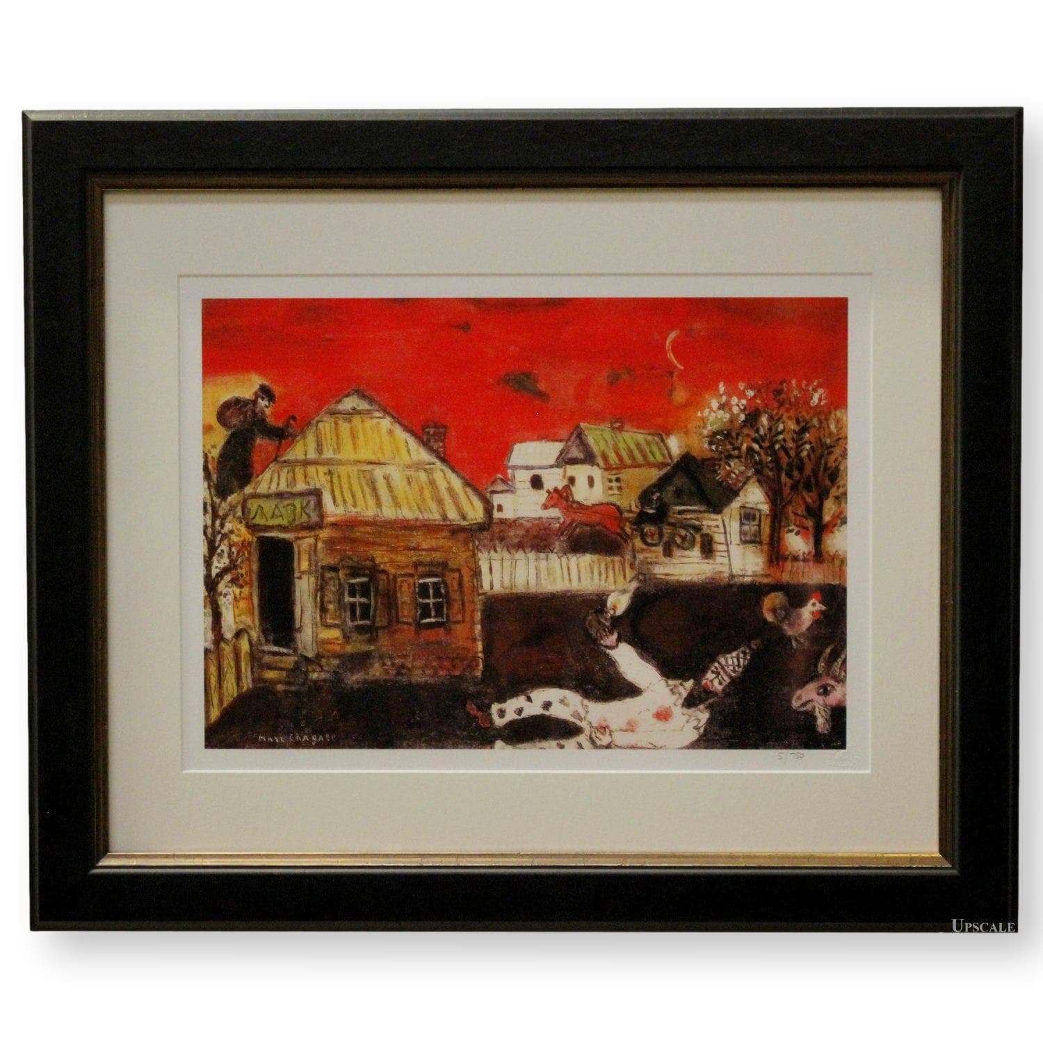 "Bitebsk, Village Scene" by Marc Chagall - Image 1