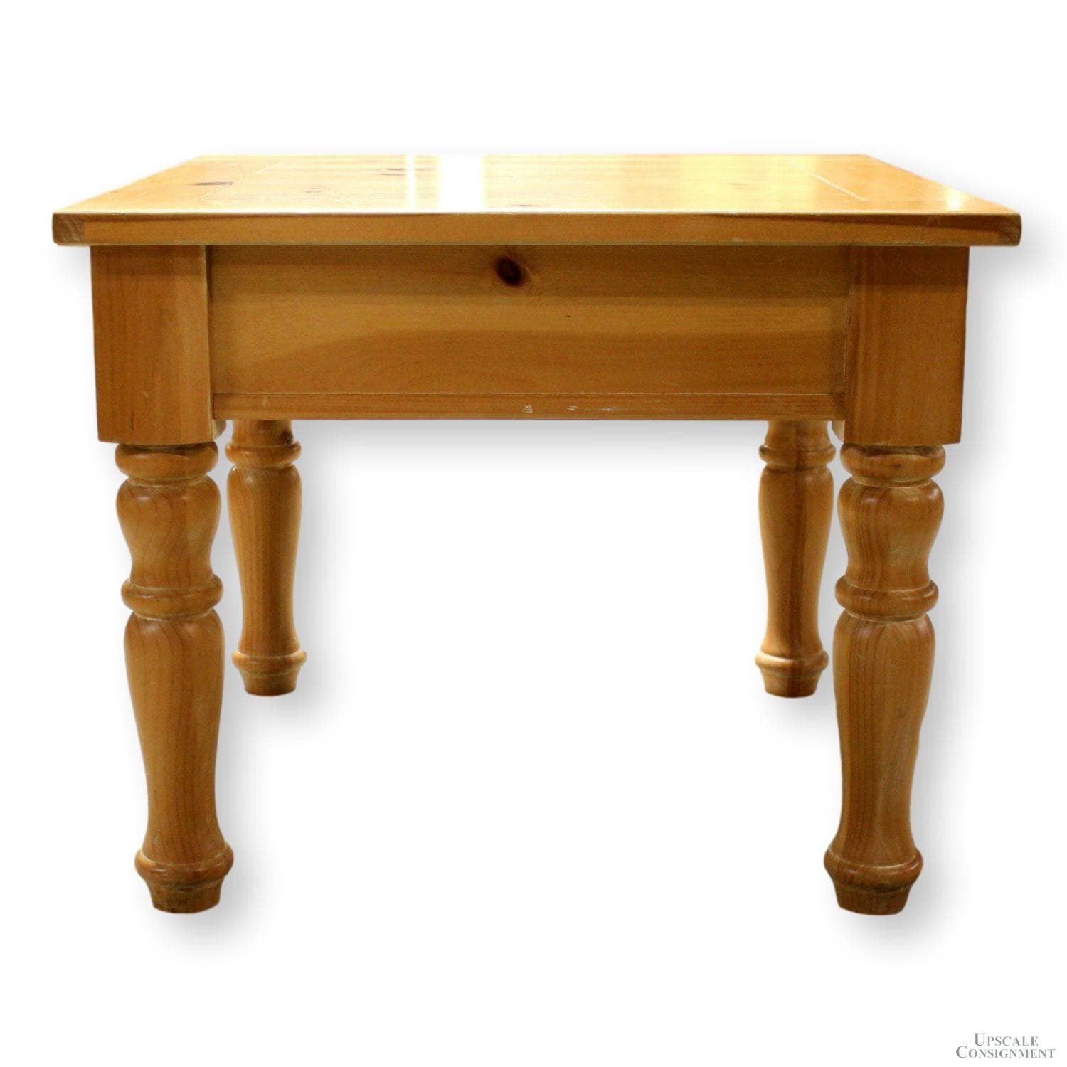 Cottage Pine Square End Table - Natural - Image 1