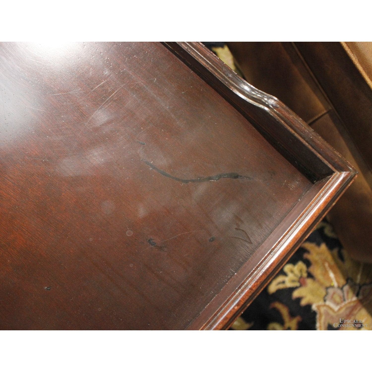 Tray Top Coffee Table - Dark Finish - Thumbnail 6