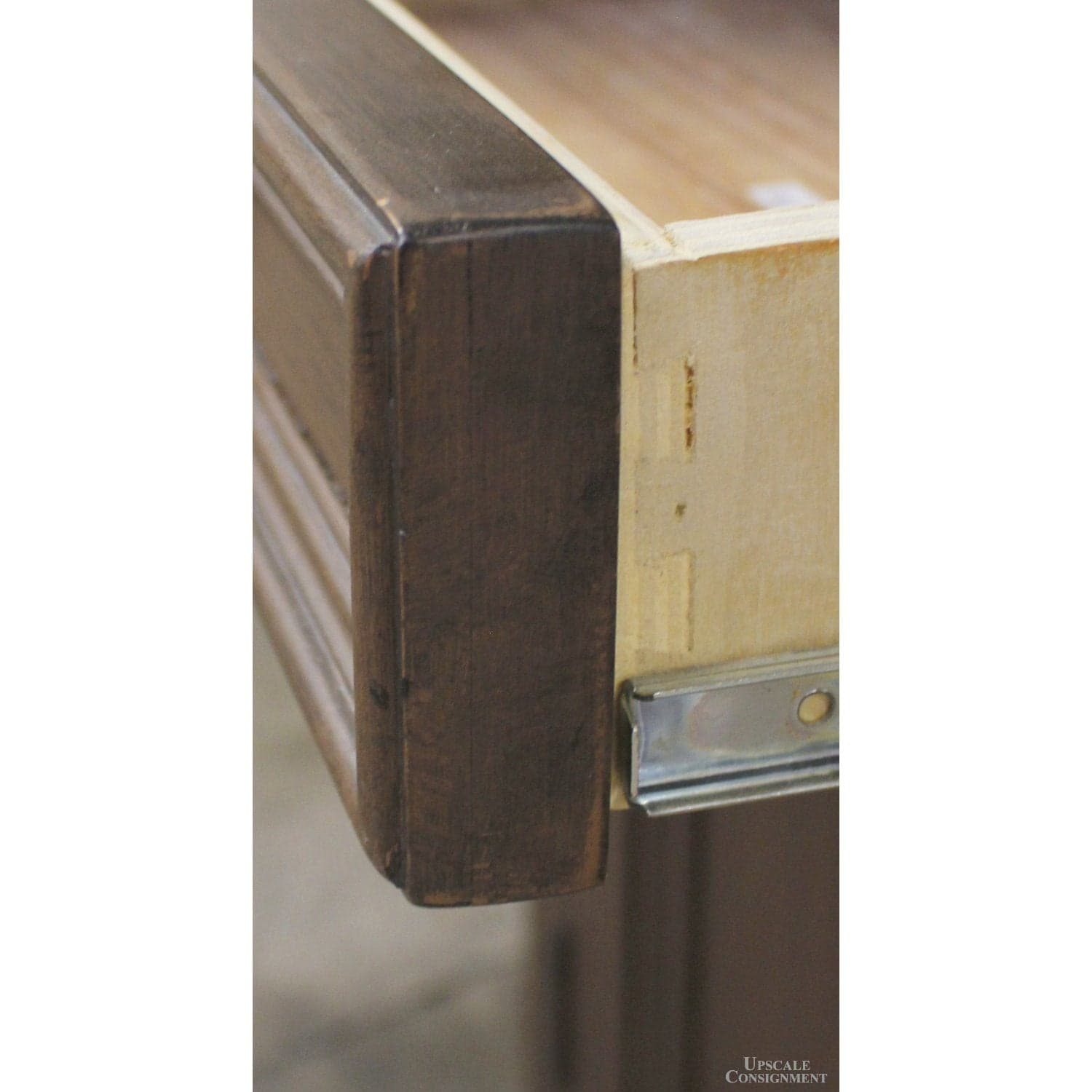 North American Wood Furniture Nightstand w/Cabinet - Brown - Thumbnail 4