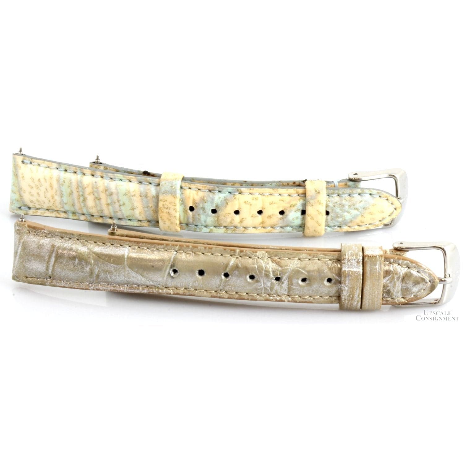 Diamond & Blue Mother of Pearl Dial Date-Window Swiss Quartz Watch - 36mm Case - Thumbnail 4