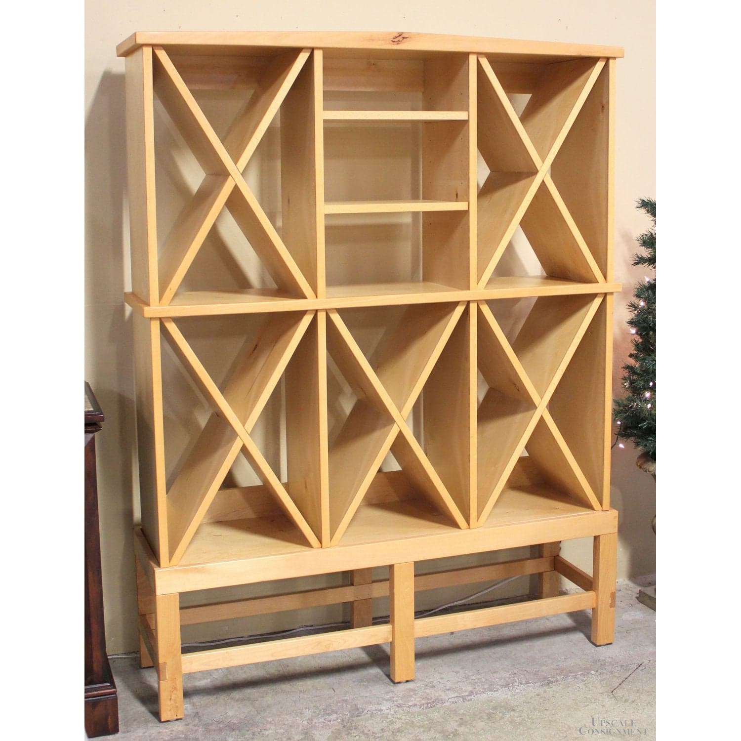 Light Wood Wine Rack - Thumbnail 2