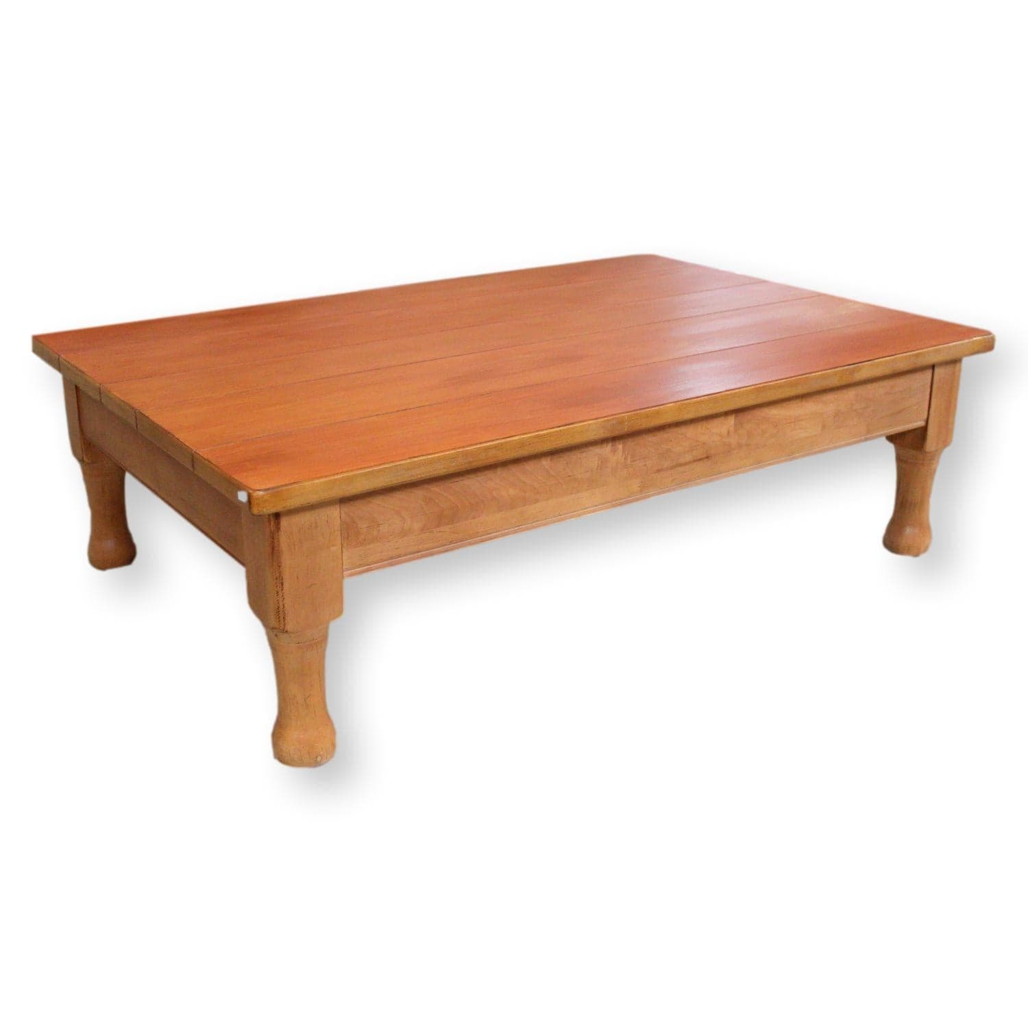 Drexel Heritage Plank Top Coffee Table - Warm Finish - Image 1