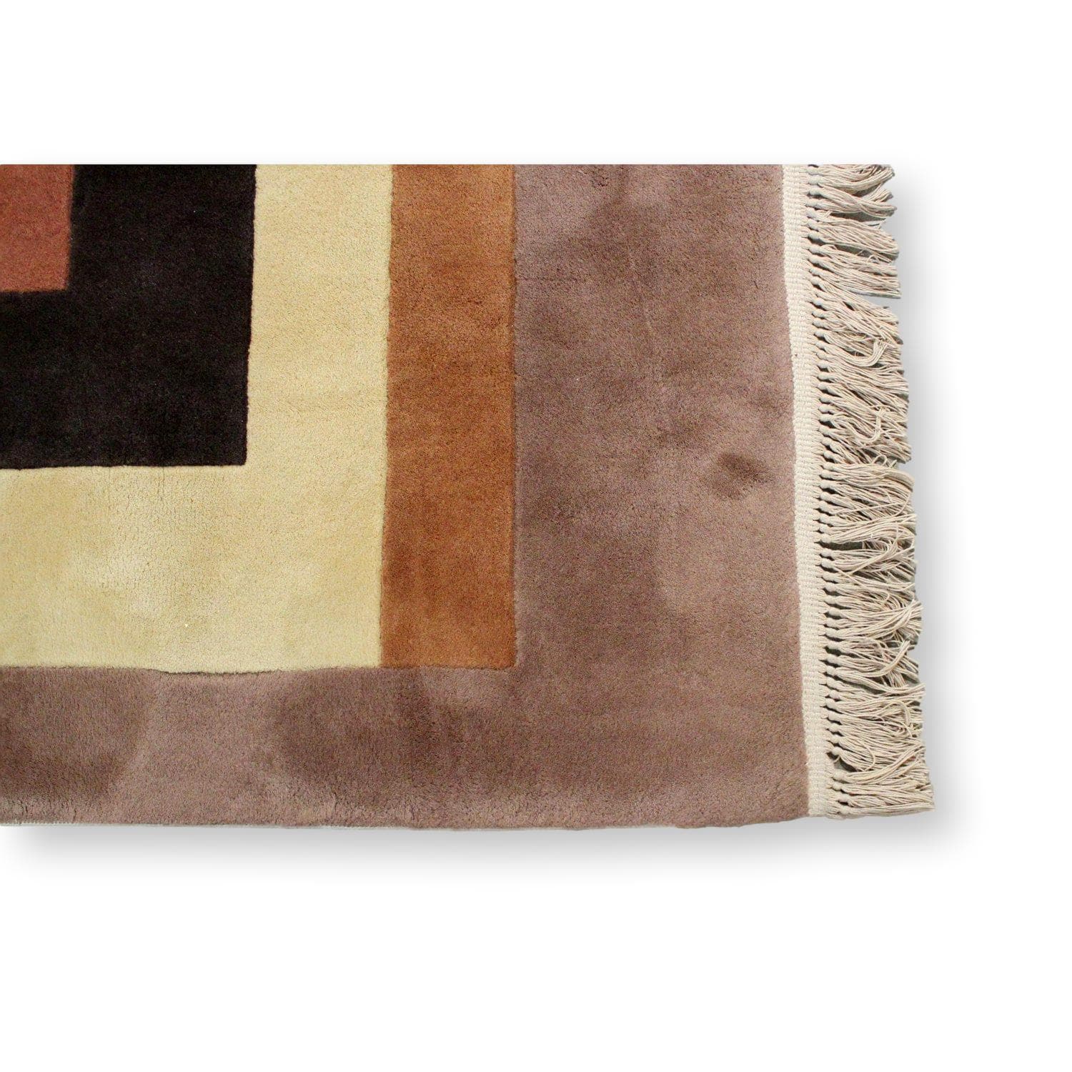 Momeni 5' 2'' X 8' 8'' Earth Tone Abstract Wool Area Rug - Thumbnail 2