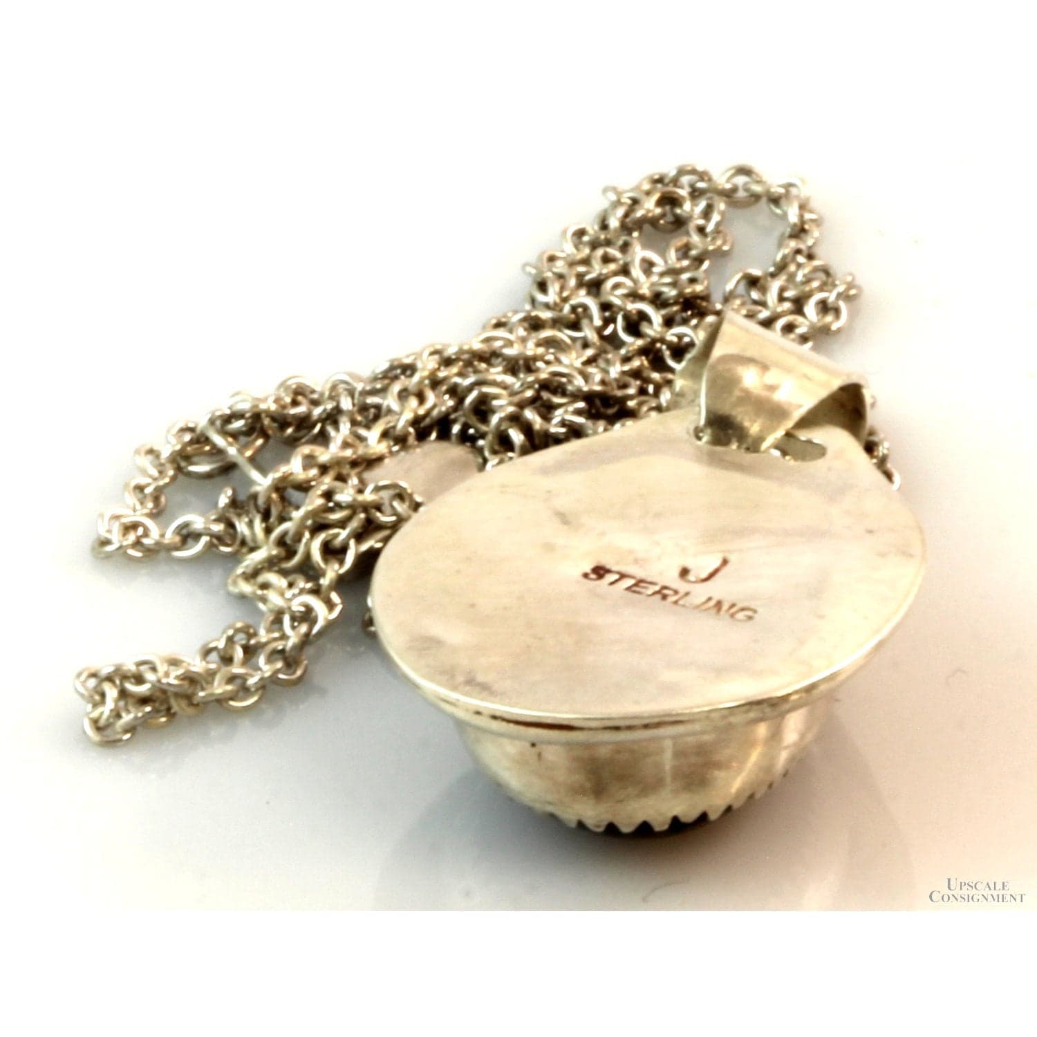 Banded Obsidian Pendant & Leather Strand - Jason Livington - 18 in - Thumbnail 4