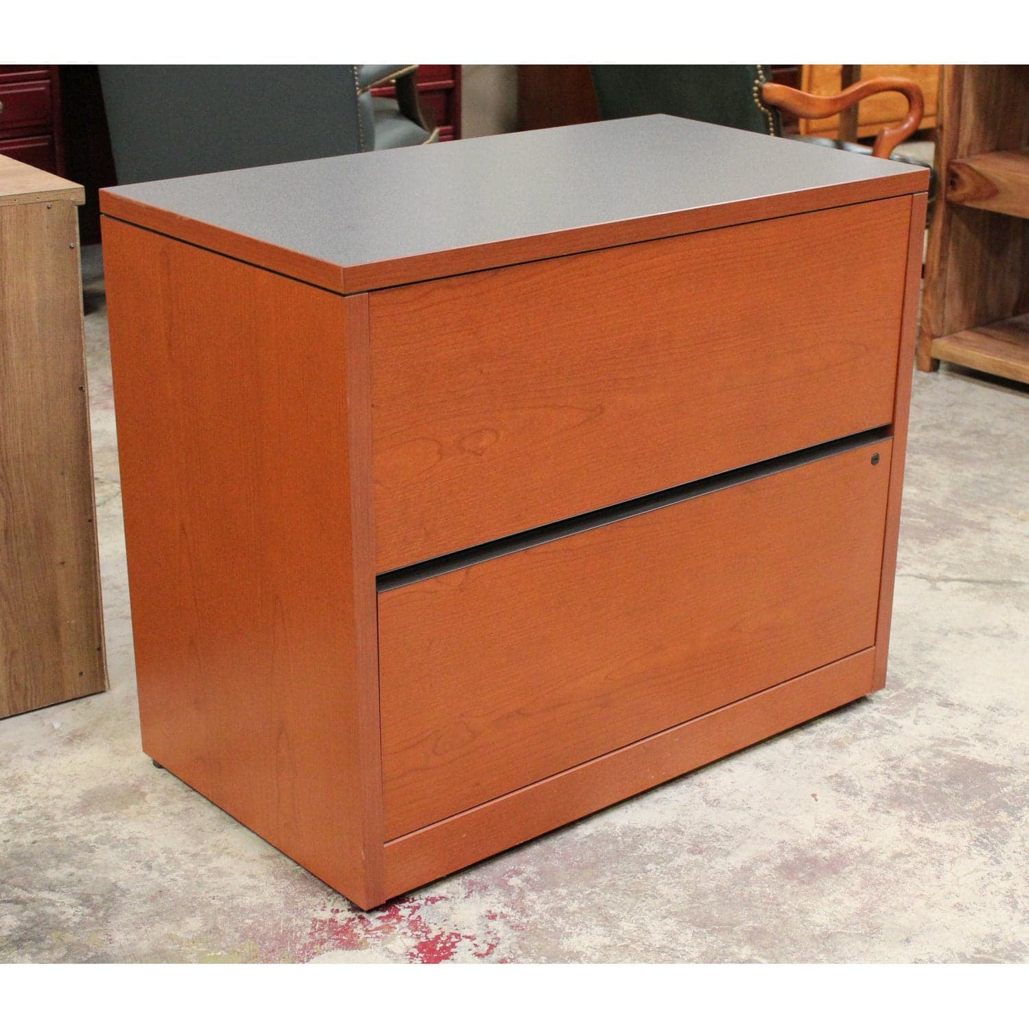 Hon Modern Lateral File Cabinet - Cherry - Thumbnail 2
