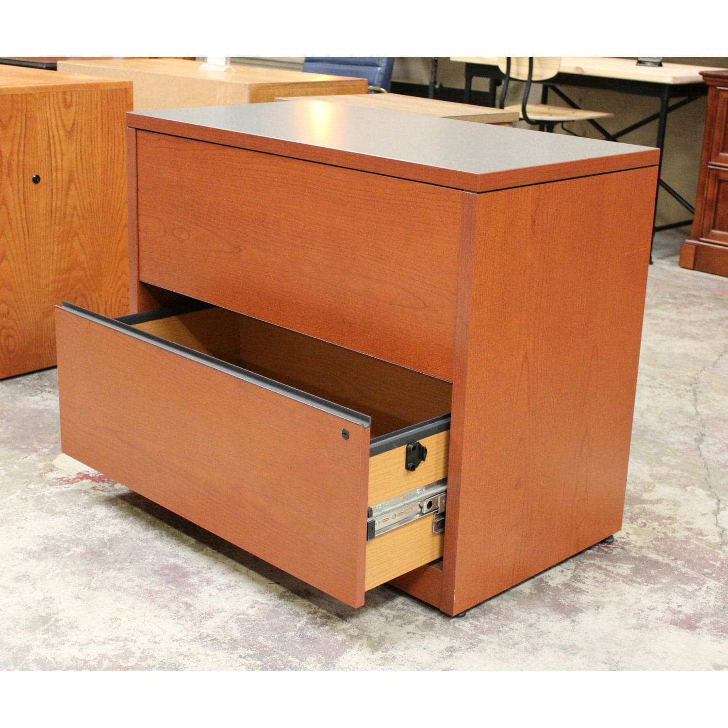 Hon Modern Lateral File Cabinet - Cherry - Thumbnail 3